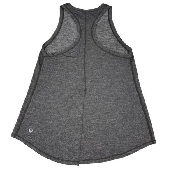 Lululemon Hot Like Agni Singlet In Heathered Black Size 4 - Picture 7 of 8